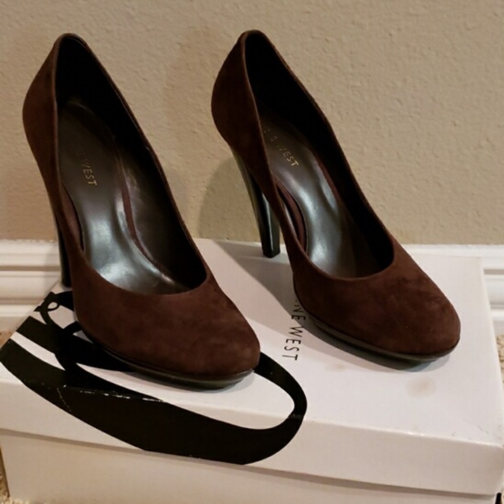 Dark brown heels
